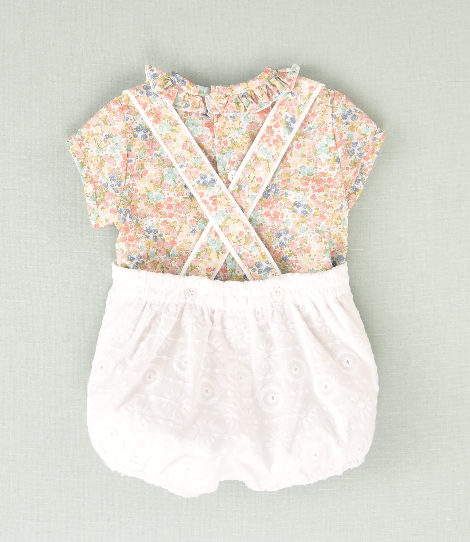 CONJUNTO BORDADO BEBE 2P