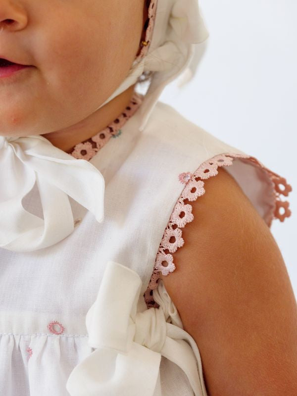 VESTIDO TOPO PERFORADO BEBE 3P