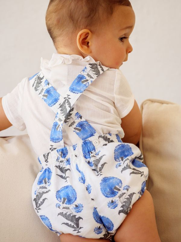 CONJUNTO RANA FLORES BEBE 2P