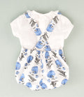CONJUNTO RANA FLORES BEBE 2P