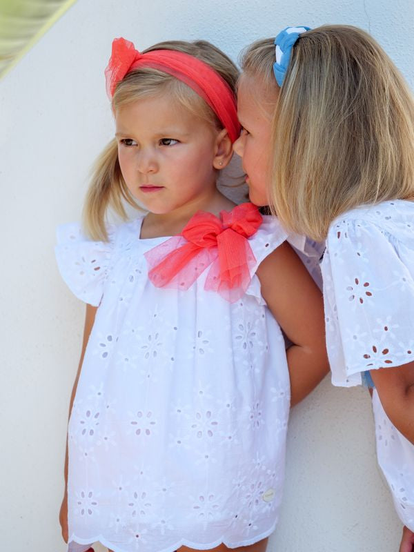 VESTIDO BORDADO BEBE 2P