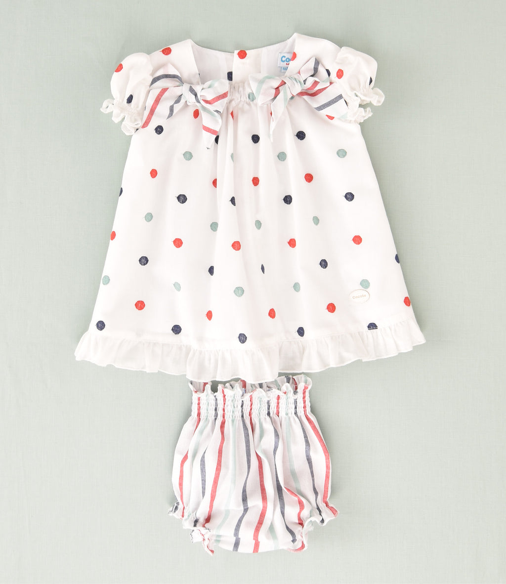 ROBE MULTICOLORE BÉBÉ 2P