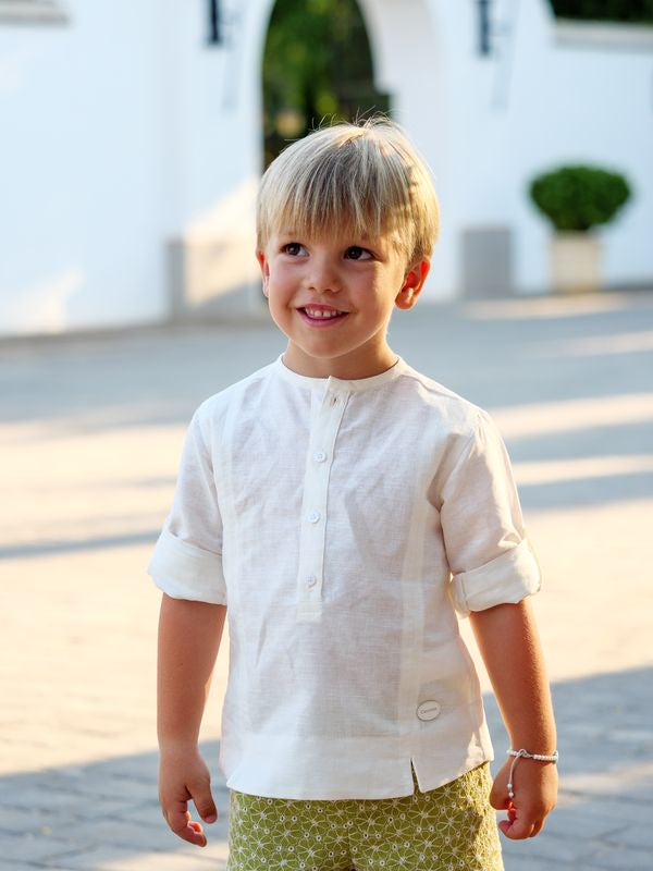 CONJUNTO BORDADO NIÑO 2P