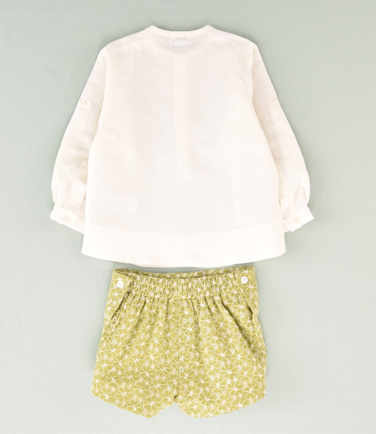 CONJUNTO BORDADO NIÑO 2P