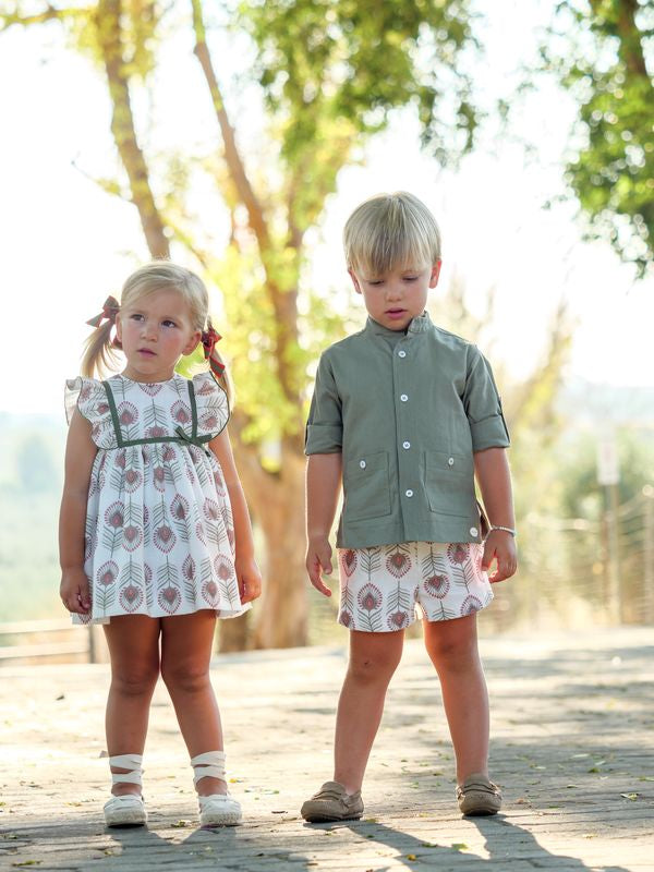 VESTIDO ESTAMPADO BEBE 2P