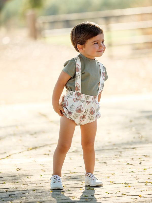 CONJUNTO RANA ESTAMPADA BEBE 2P