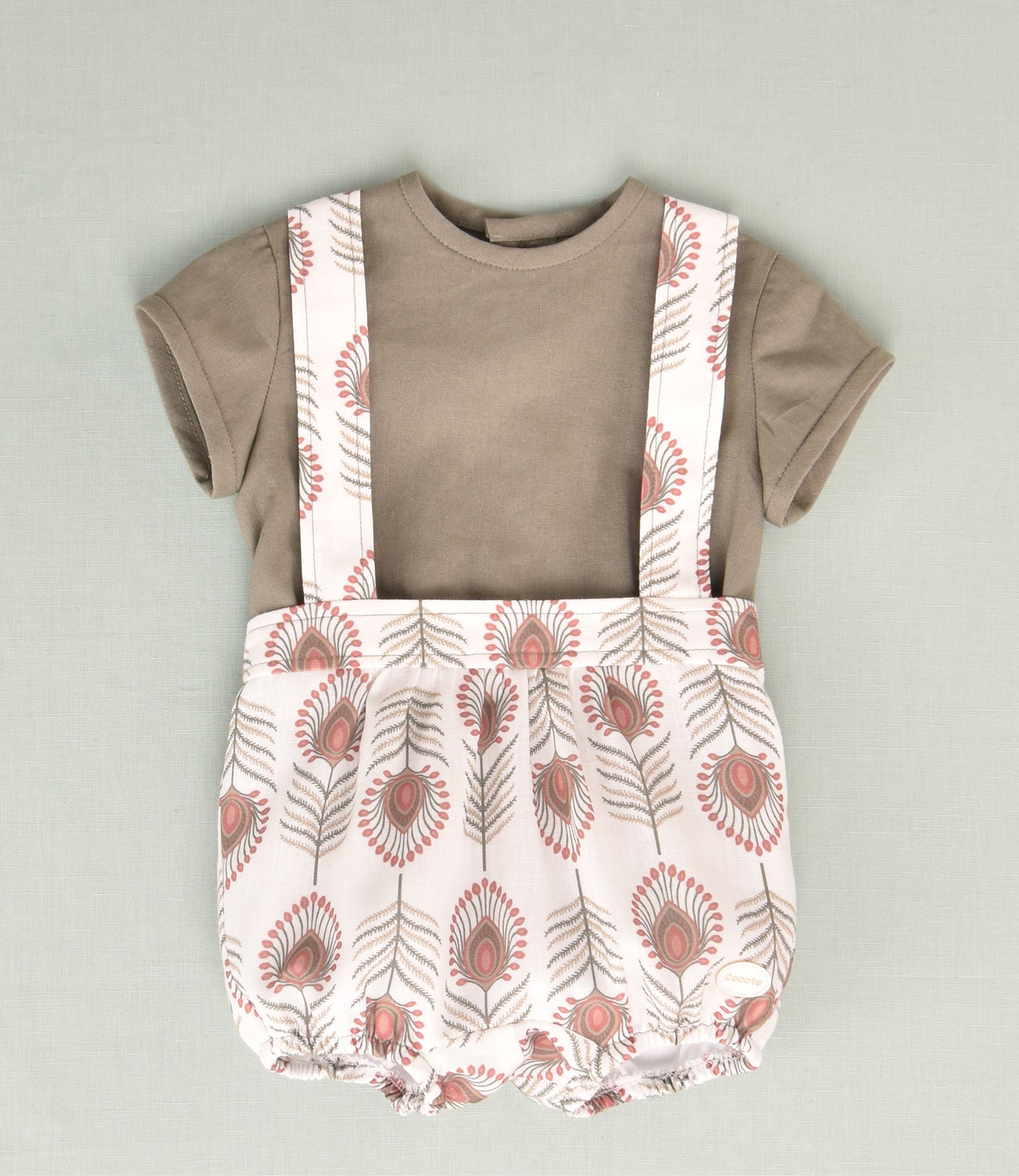 CONJUNTO RANA ESTAMPADA BEBE 2P