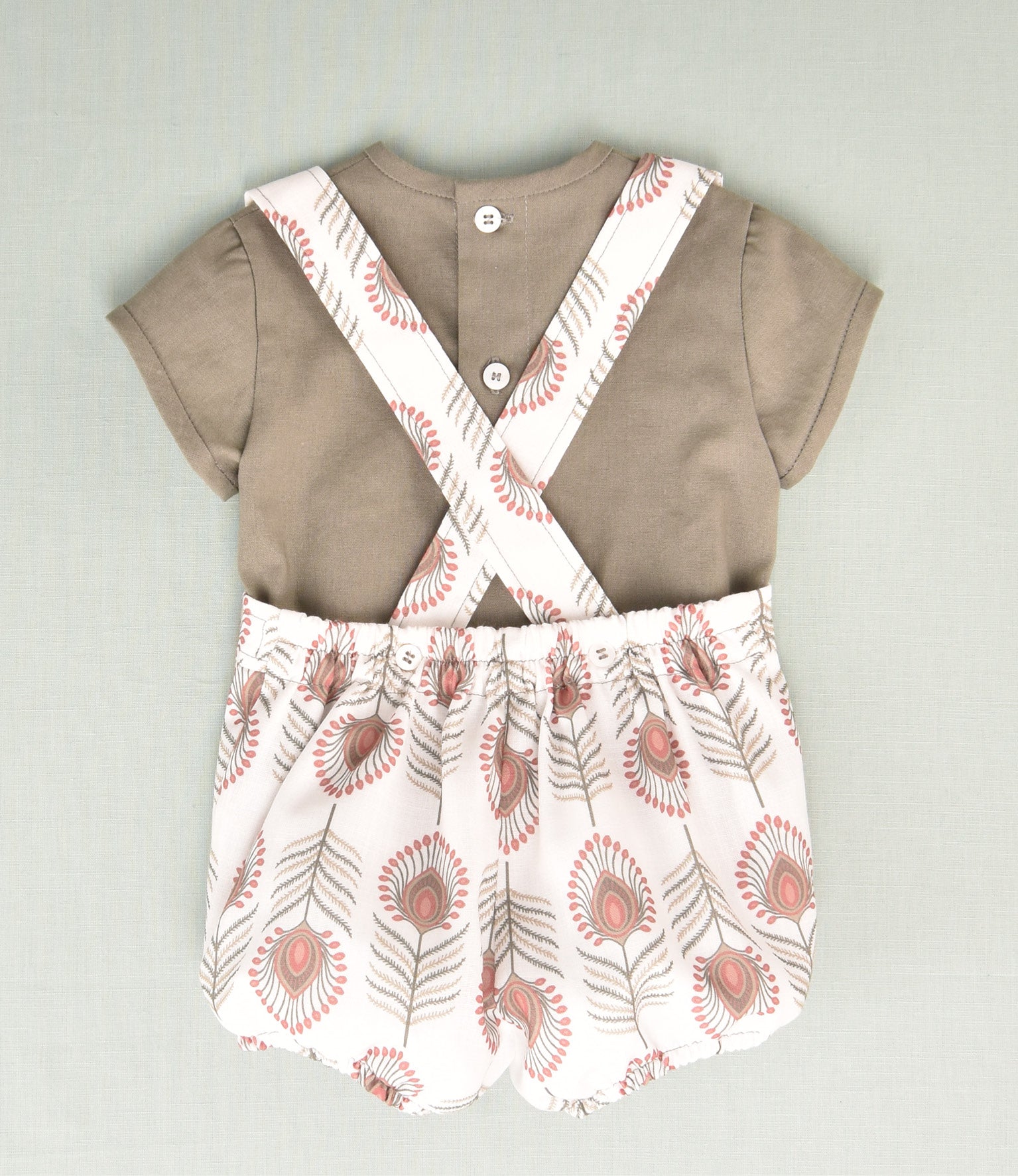 CONJUNTO RANA ESTAMPADA BEBE 2P