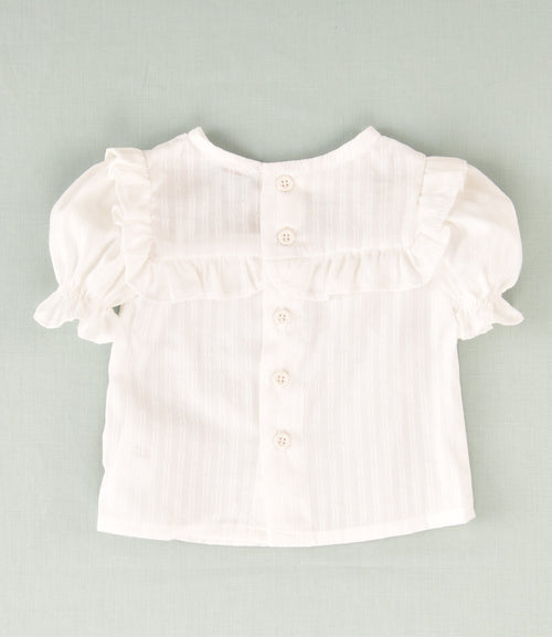 BLUSA BORDADA  BEBE NIÑA