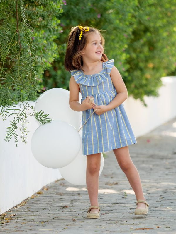 VESTIDO RAYAS NIÑA