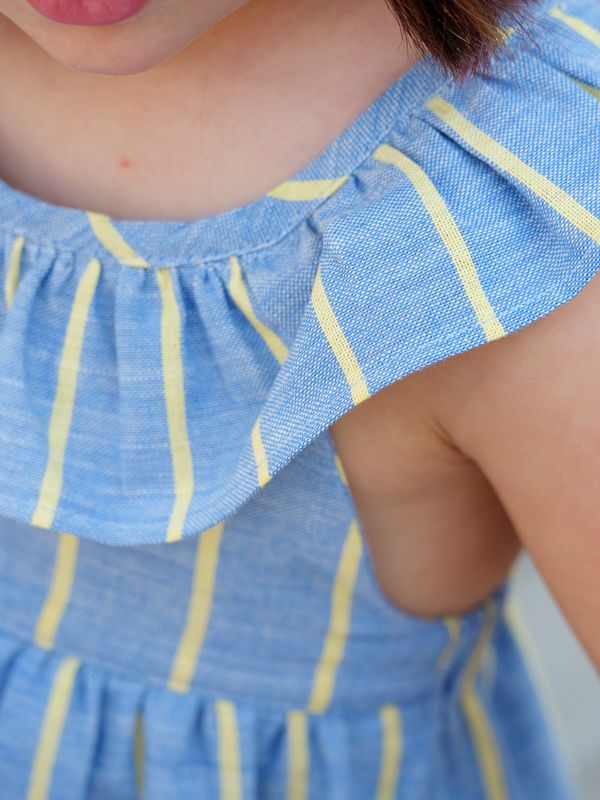 VESTIDO RAYAS NIÑA