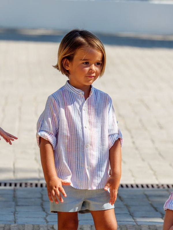 PANTALON CORTO LINO NIÑO