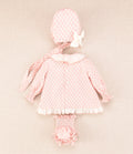 VESTIDO ROMBOS BEBE 3P