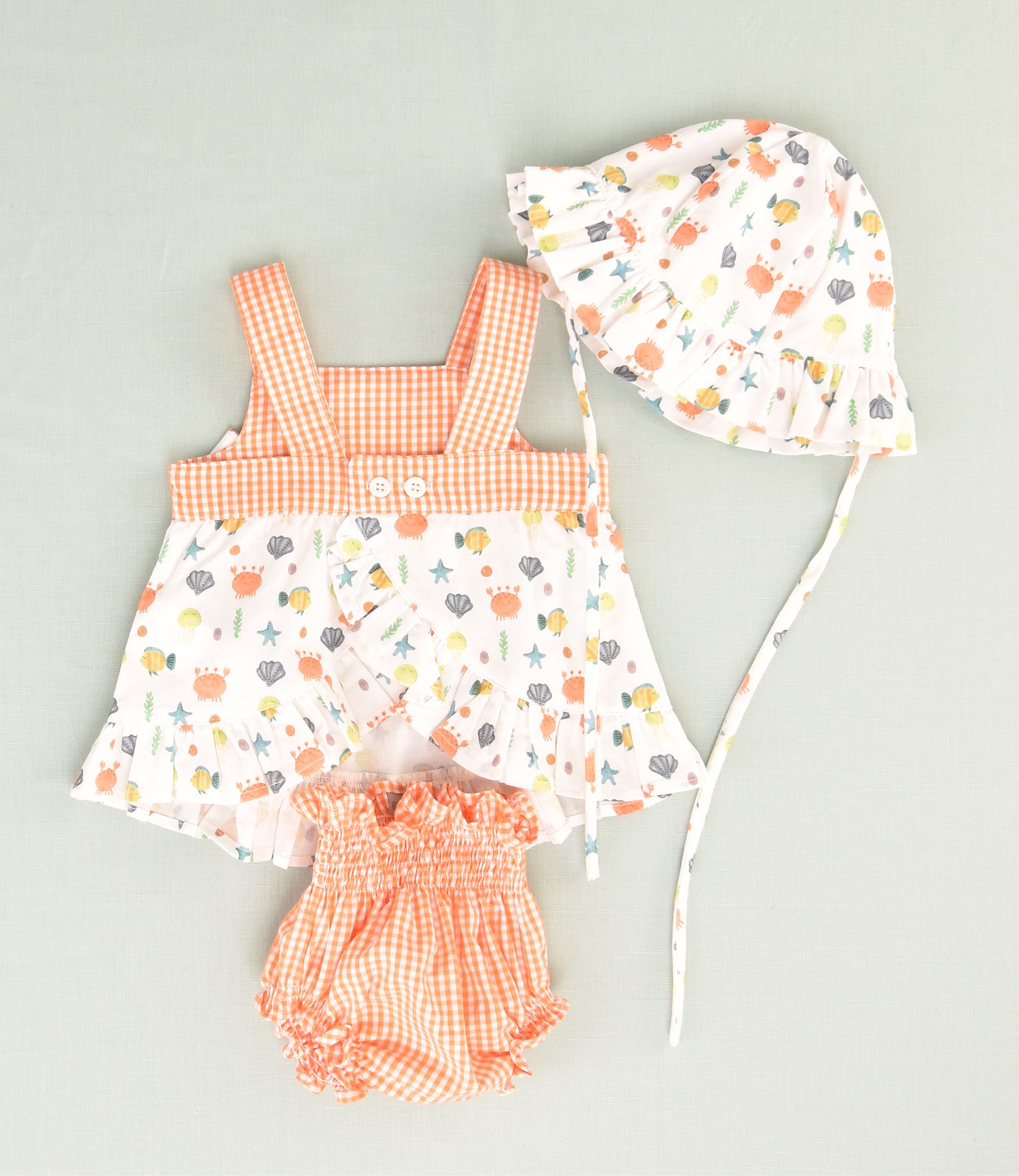 CONJUNTO NIÑA CANGREJOS 3P