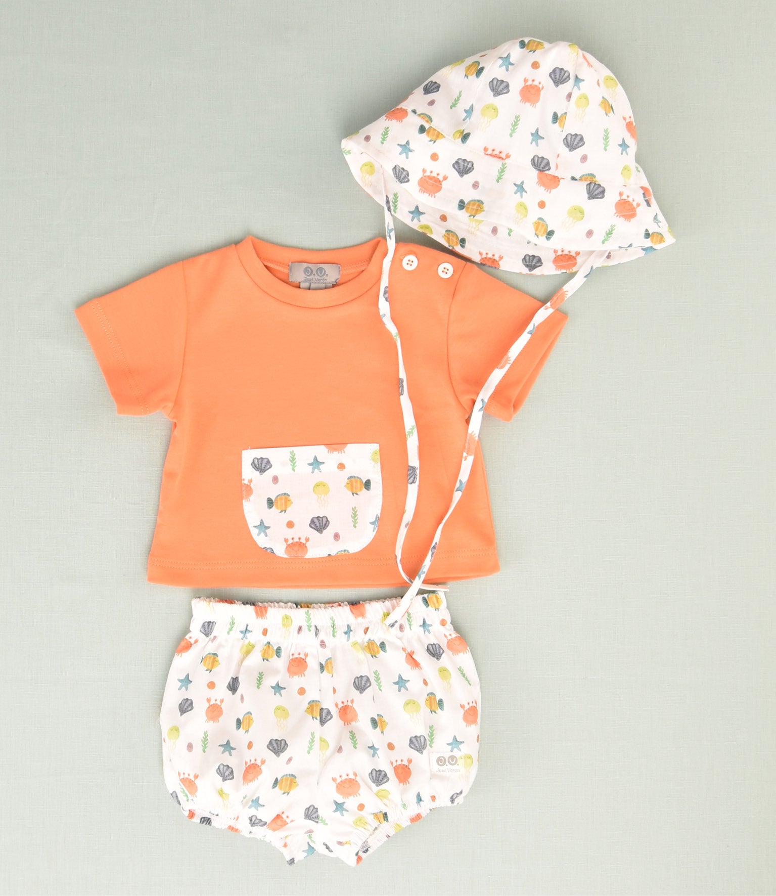 CONJUNTO NIÑO CANGREJOS 3P