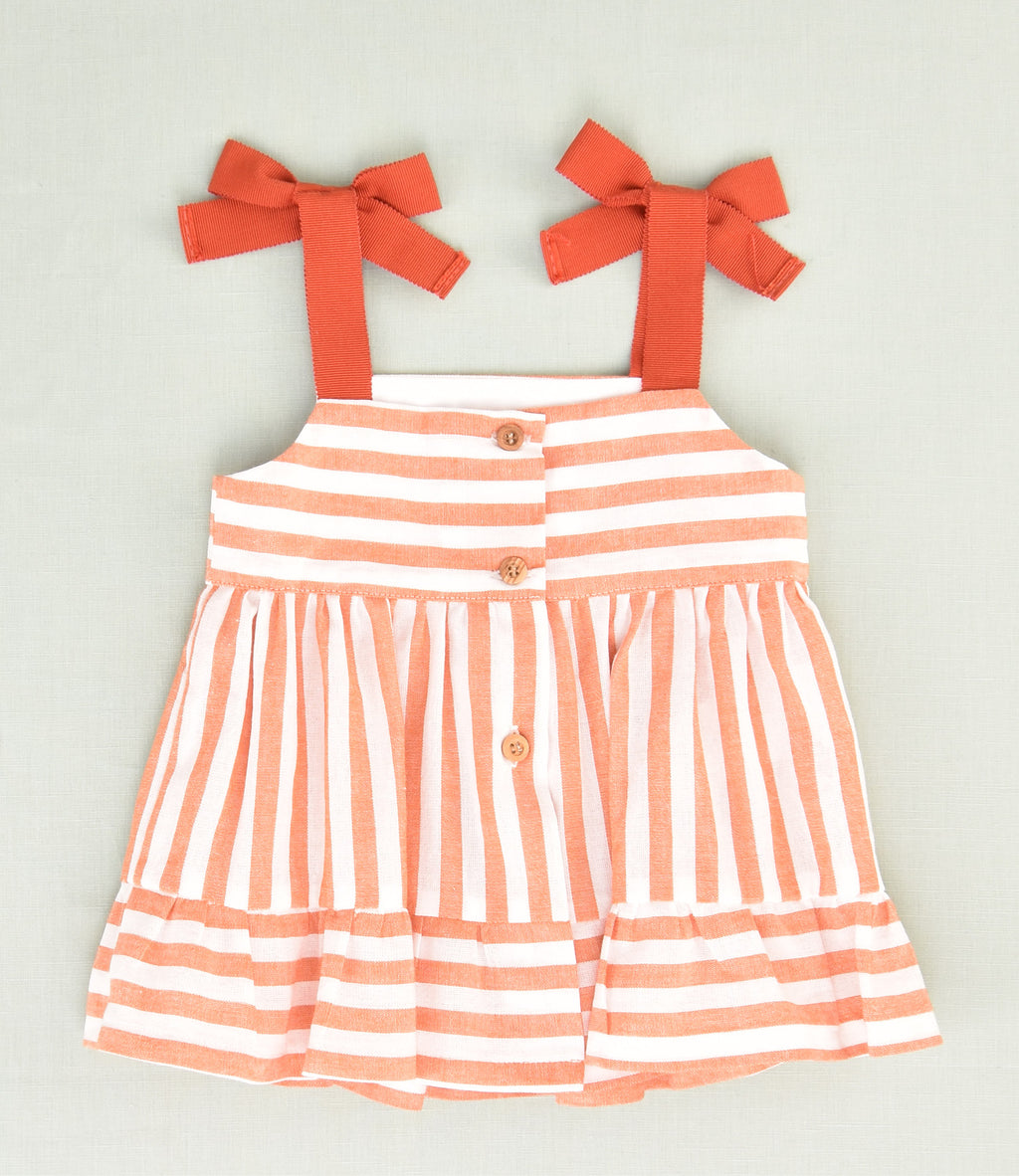 ROBE ENFANT RAYÉE 2P