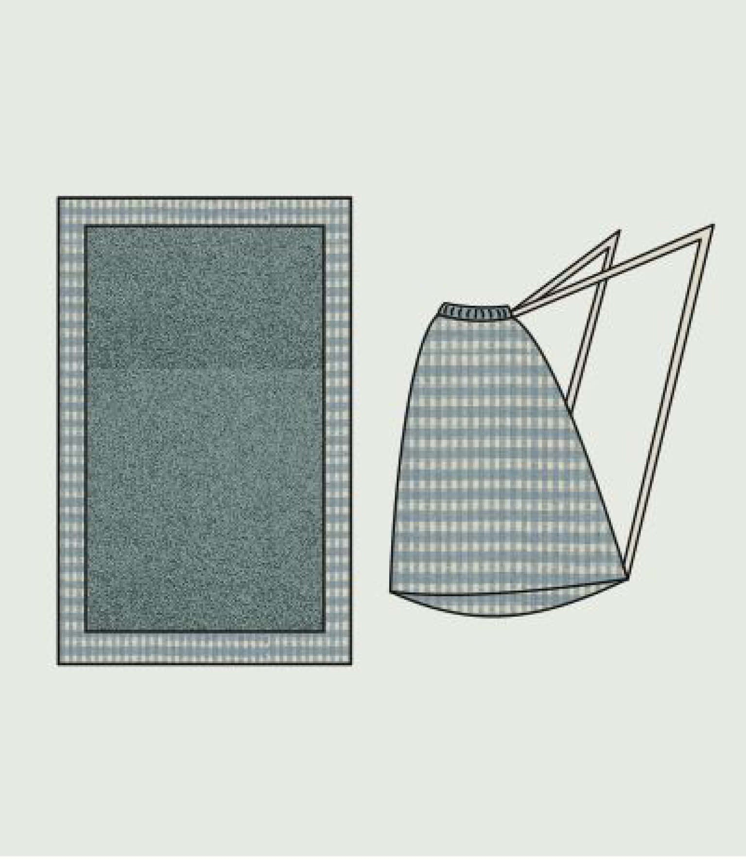 SERVIETTE AVEC SAC À DOS