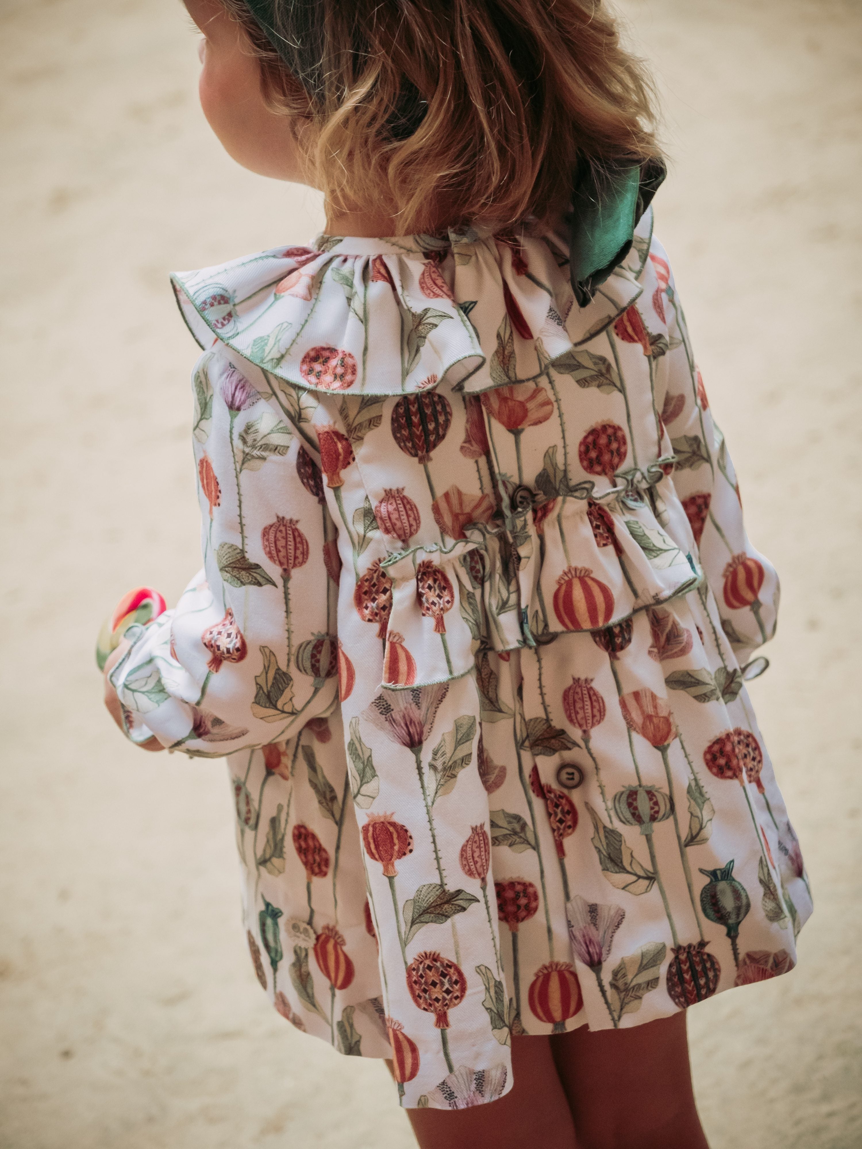 VESTIDO FLORES BEBE 2P