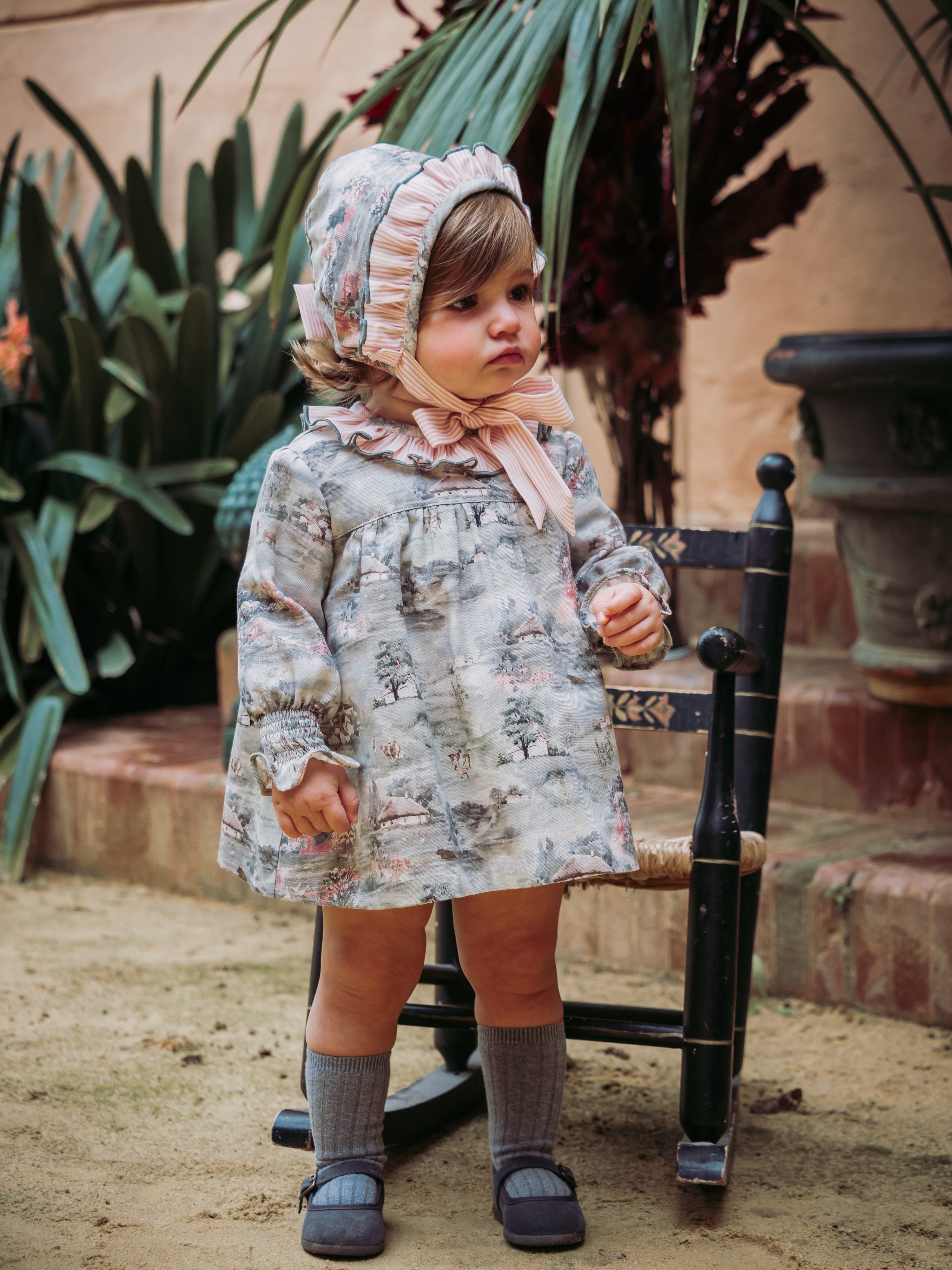VESTIDO ESTAMPADO BEBE 3P