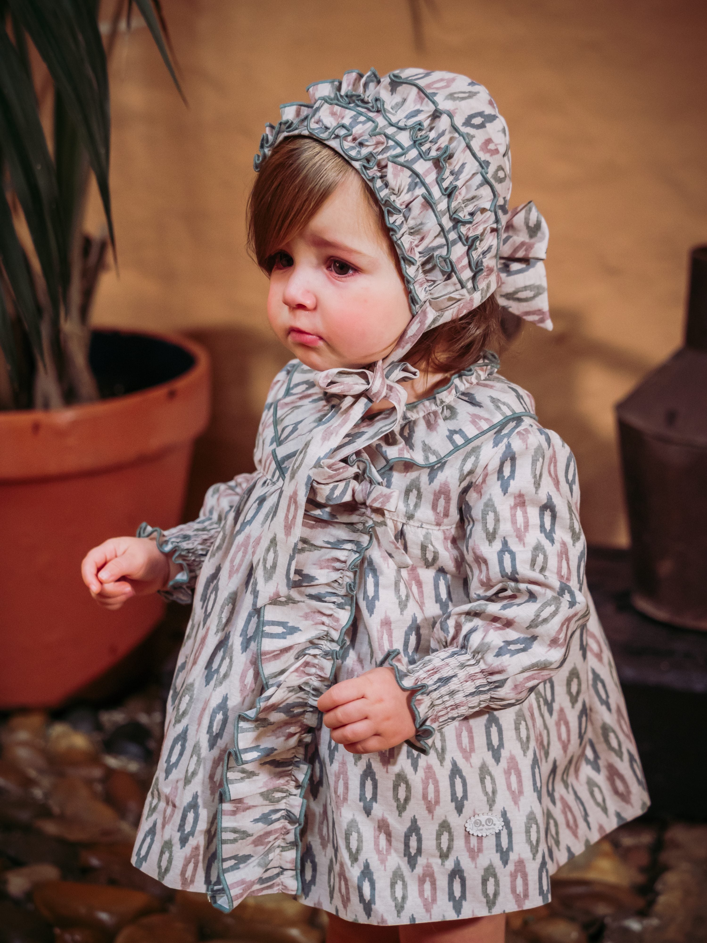 VESTIDO ETNICO BEBE 3P