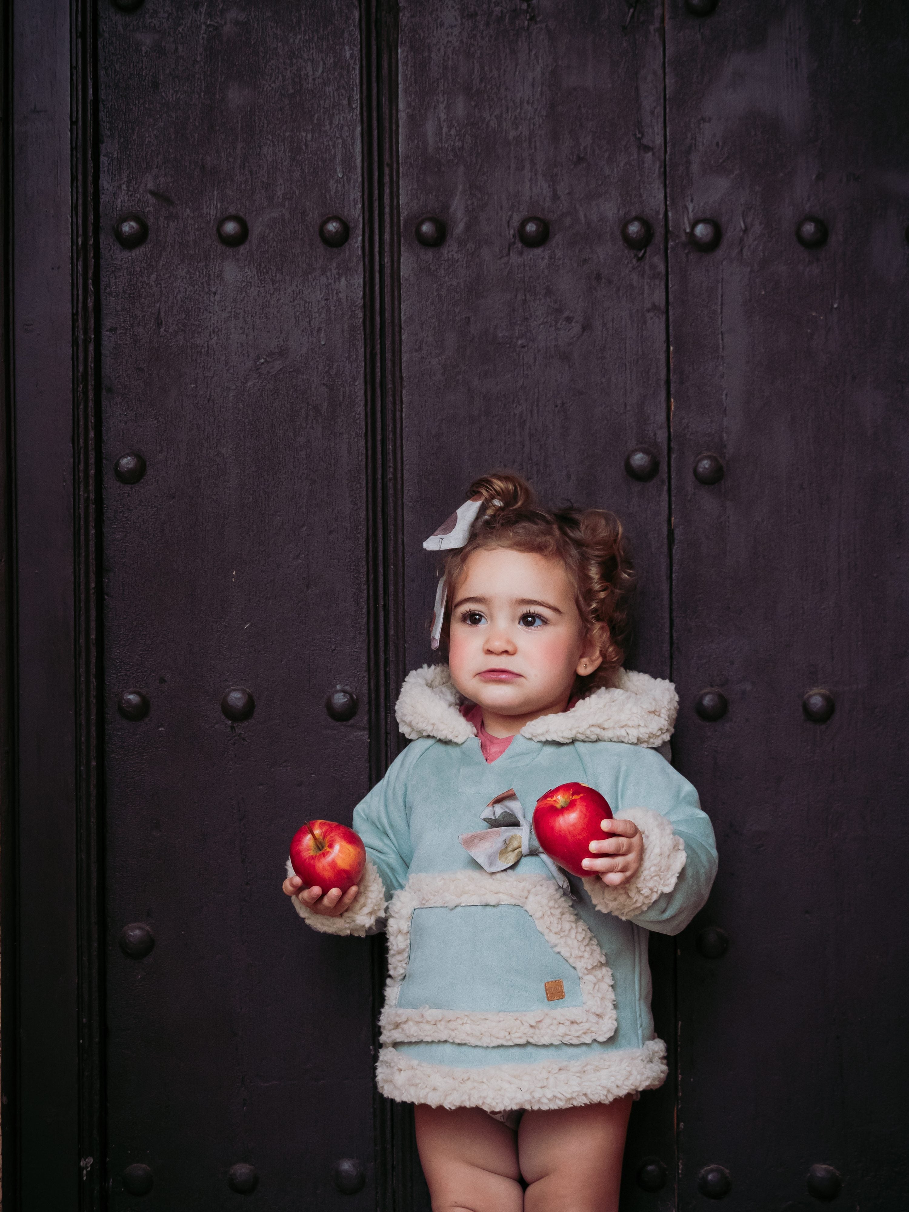 SUDADERA MANZANAS BEBE