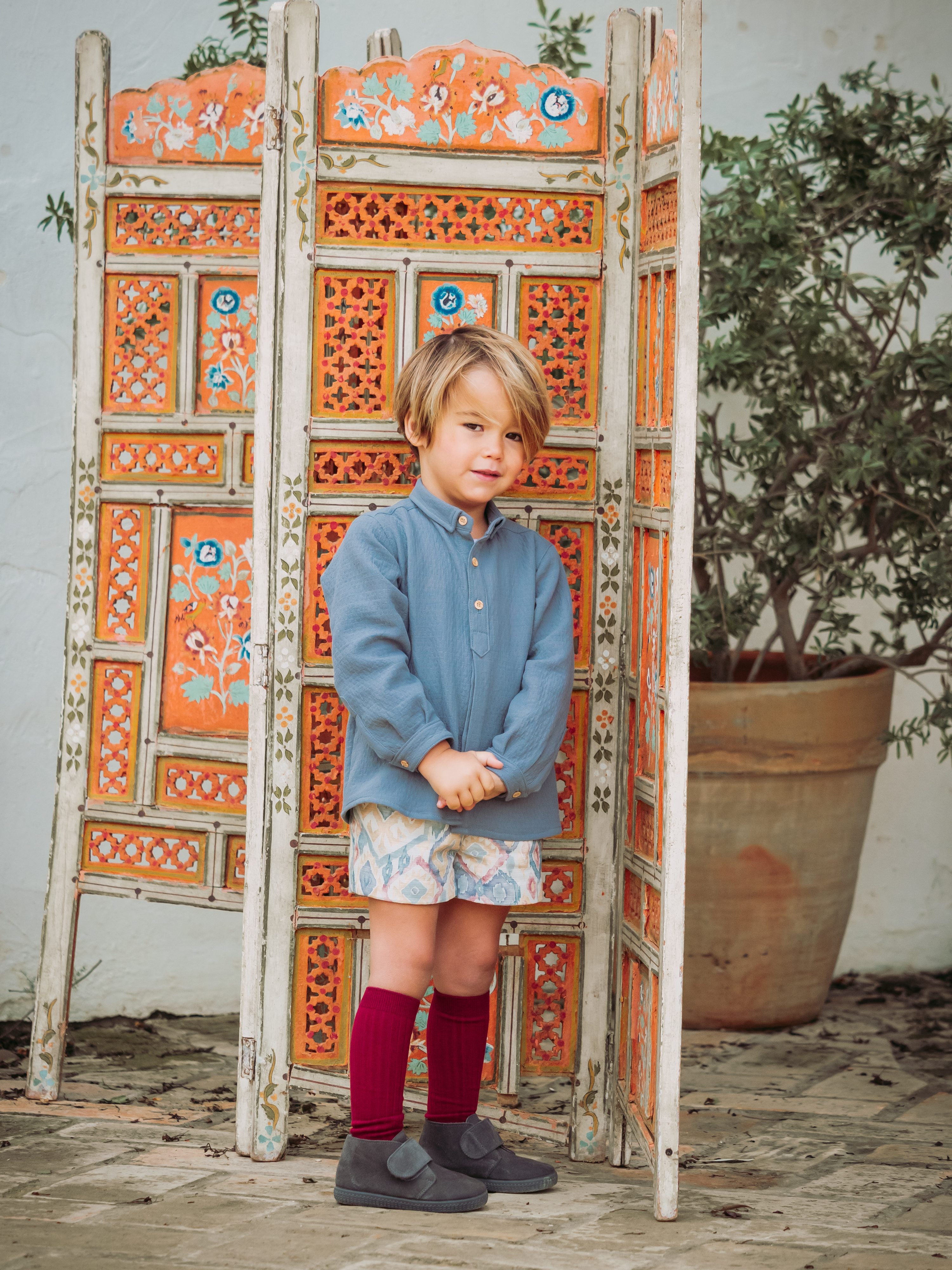 PANTALON CORTO ETNICO NIÑO